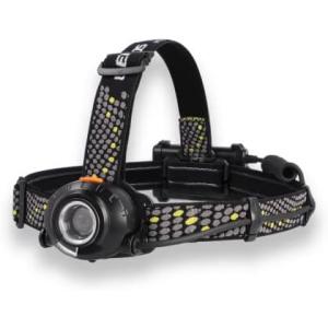 ジェントス ヘッドライト 360ルーメン HEAD WARSシリーズ LED 乾電池式 HW-X333HD【当日発送】
