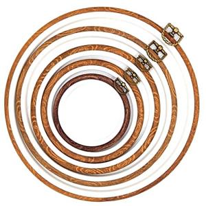 moonfarm そのまま飾れる アンティーク風 刺繍枠 手芸用 刺繍フープ 刺しゅう リング フレーム