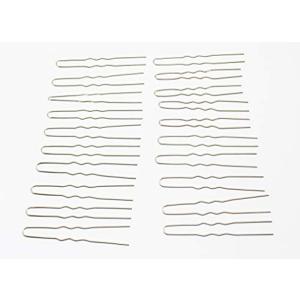 Olive-G かんざし金具 20本セット U字型 110mm ハンドメイド製作に SILVER