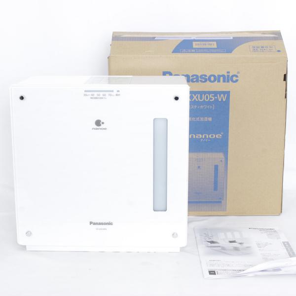 パナソニック FE-KXU05-W ヒーターレス気化式加湿機 ナノイー搭載 ミスティホワイト 本体
