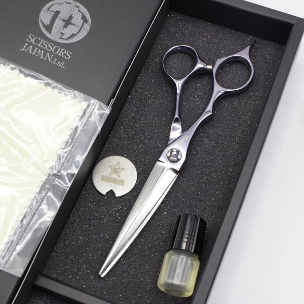 シザーズジャパン LSBS加工 Qv カットシザー 6インチ 片剣刃 オフセットハンドル QVKH6...