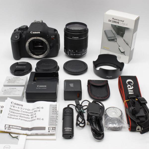 【美品】Canon EOS Kiss X7i EF-S18-55 IS STM レンズキット デジタ...