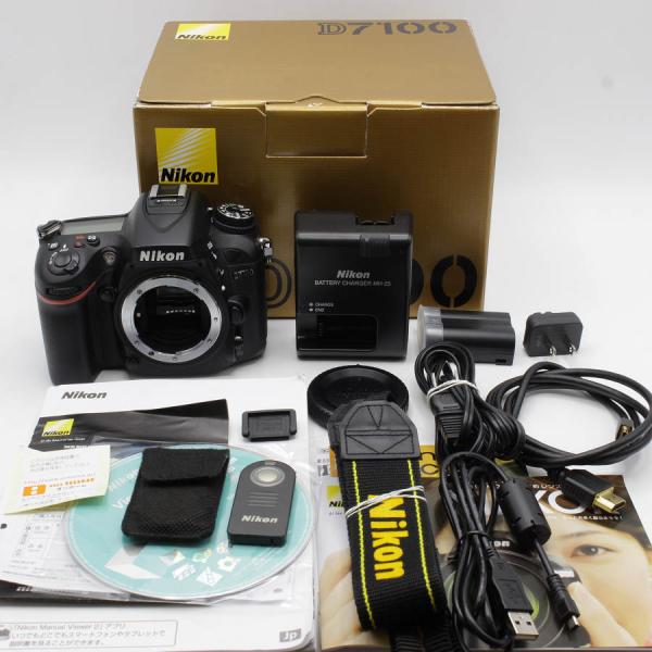 【美品】Nikon D7100 ボディ デジタル一眼レフカメラ リモートコントローラー付き ニコン ...