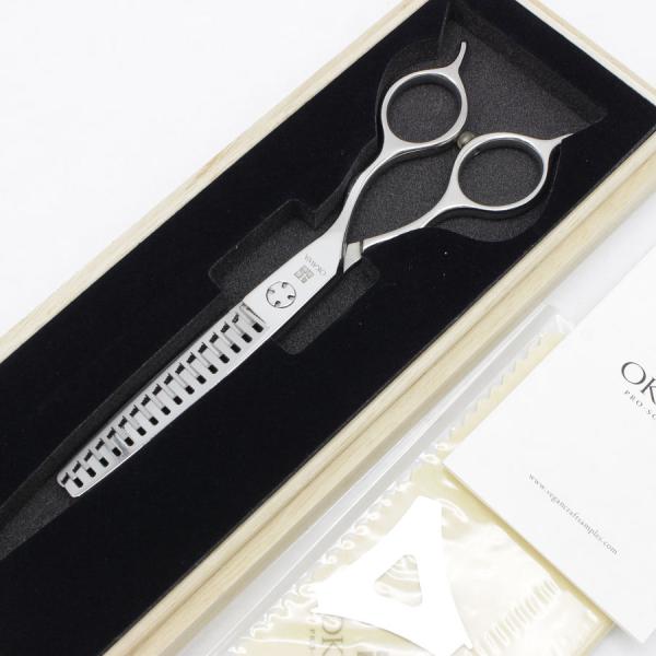 ボーナスストア+5％【美品】オオカワプロシザーズ SG163 セニング 5.8インチ メガネハンドル...