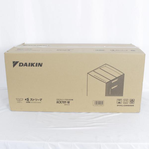 ボーナスストア+5％【新品】ダイキン 加湿ストリーマ空気清浄機 ACK70Y-W ホワイト 本体
