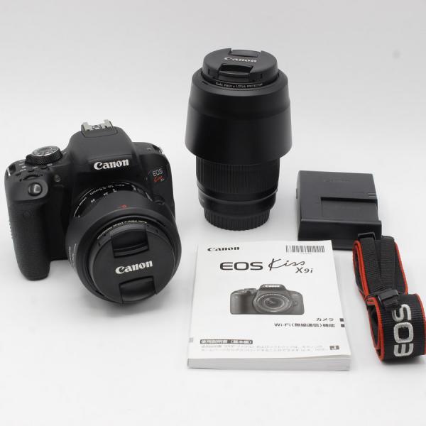 ボーナスストア+5％【美品】Canon EOS Kiss X9i ダブルズームキット デジタル一眼レ...