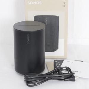 ボーナスストア+5％【美品】Sonos Era 100 E10G1JP1BLK ブラック スマートスピーカー AirPlay2対応 Wi-Fi対応 ソノス 本体｜refun