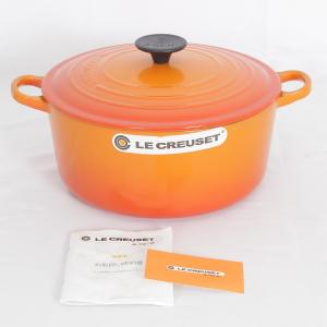 【ボーナスストア+5％】ル・クルーゼ ココット ロンド 24cm オレンジ 25001-24-09 ホーロー 両手鍋 LE CREUSET 本体｜refun