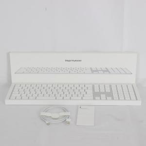 ボーナスストア+5％【美品】Apple Magic Keyboard MQ052J/A シルバー テンキー付き JIS マジックキーボード アップル 本体 キーボード本体の商品画像