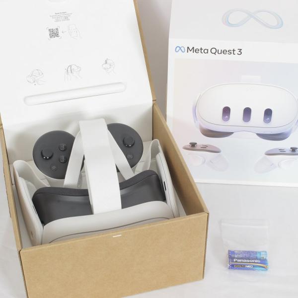 ボーナスストア+5％【美品】Meta Quest 3 128GB VR ヘッドマウントディスプレイ ...