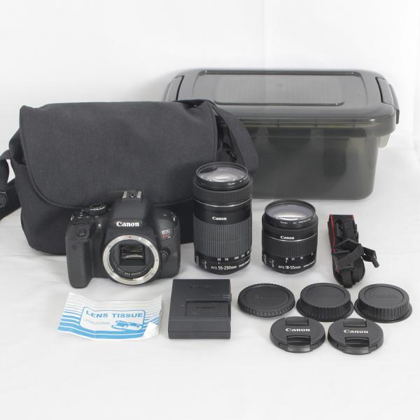 ボーナスストア+5％【美品】Canon EOS Kiss X9i ダブルズームキット デジタル一眼レ...