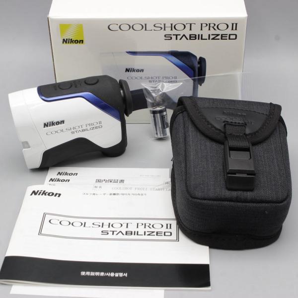 ボーナスストア+5％【美品】NIKON COOLSHOT PRO II STABILIZED ゴルフ...