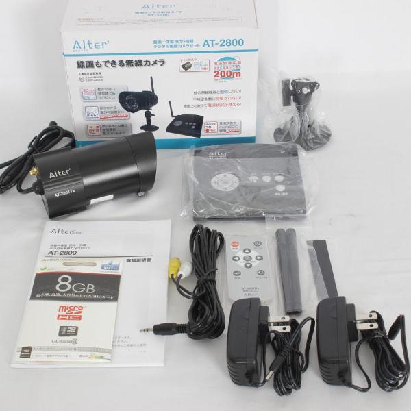 ボーナスストア+5％【新品】オルタプラス AT-2800 デジタル無線カメラ 録画一体型 防犯カメラ...
