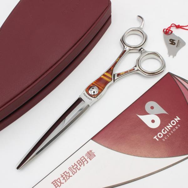 ボーナスストア+5％【美品】刃物屋トギノン クランスピリット 荒刈 カットシザー 7インチ ハマグリ...