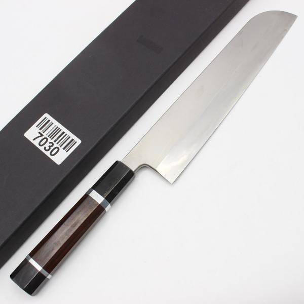 【ボーナスストア+5％】梵静刃物 鎌形薄刃包丁 八寸半 八角柄 刃渡り約255mm 和包丁