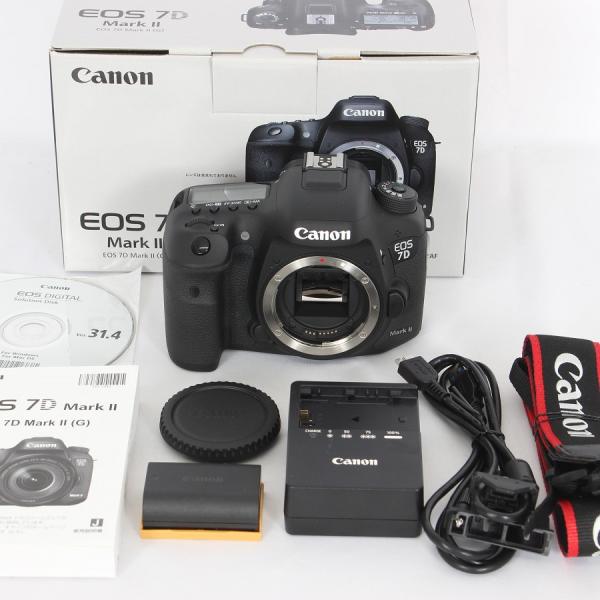 ボーナスストア+5％【美品】Canon EOS 7D Mark II ボディ デジタル一眼レフカメラ...