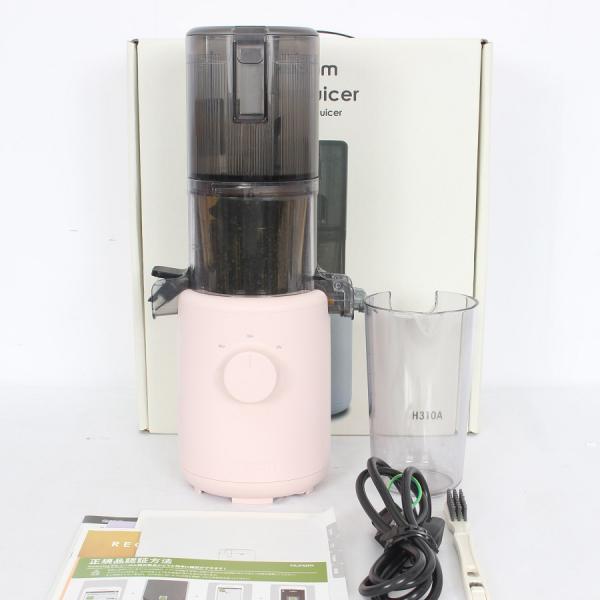 ボーナスストア+5％【美品】HUROM H310A-BAC04PK サクラピンク スロージューサー ...