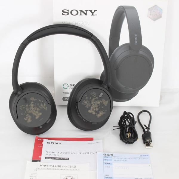 ボーナスストア+5％【美品】SONY WH-CH720N/D100 Disney 創立100周年記念...