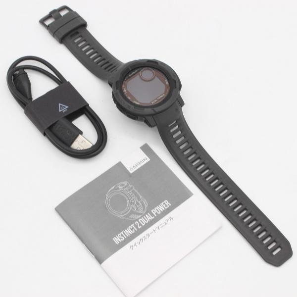 ボーナスストア+5％【美品】 GARMIN Instinct 2 Dual Power Graphi...