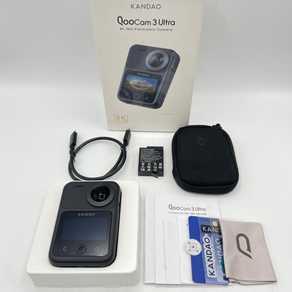 ボーナスストア+5％【美品】KANDAO QooCam 3 Ultra QCM0812 8K アクシ...
