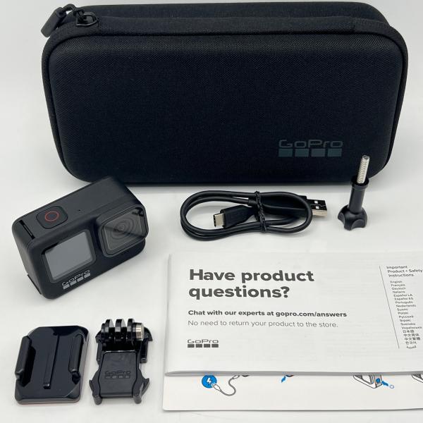 ボーナスストア+5％【美品】GoPro HERO9 BLACK CHDHX-901-FW ウェアラブ...