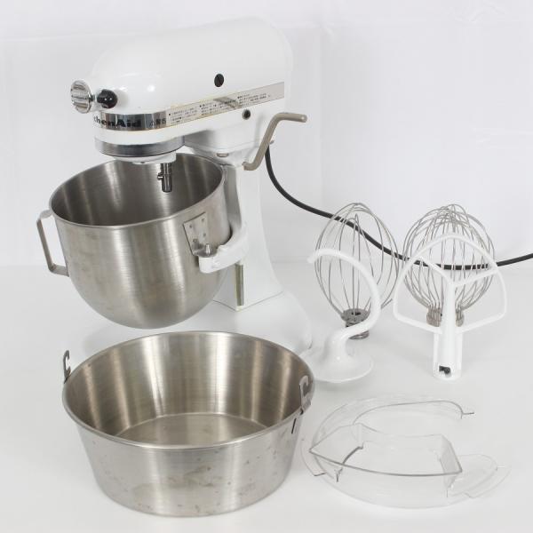 【ボーナスストア+5％】キッチンエイド KSM5WH ホワイト ボウルリフト スタンドミキサー Ki...