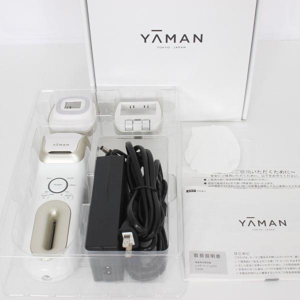 ボーナスストア+5％【美品】ヤーマン レイボーテ クールプロ YJEA6W ホワイト×ゴールド 光美...