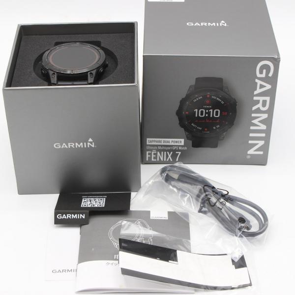 【ボーナスストア+5％】GARMIN fenix 7 Sapphire Dual Power Ti ...