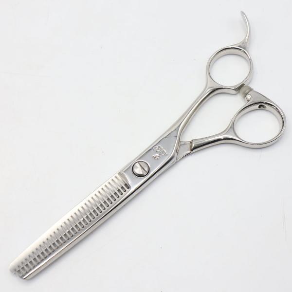 ボーナスストア+5％【美品】光シザー THINNING 721 セニング 6インチ オフセットハンド...