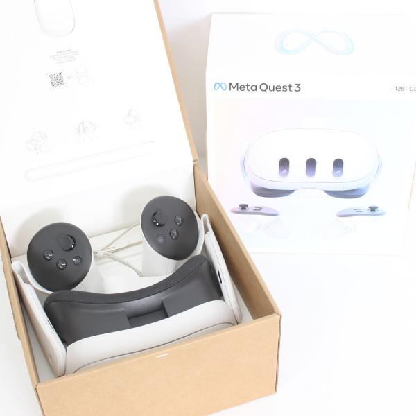 ボーナスストア+5％【美品】Meta Quest 3 128GB VR ヘッドマウントディスプレイ ...