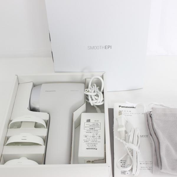 ボーナスストア+5％【美品】パナソニック 光エステ スムースエピ スキンクリア ES-WP9B-H ...