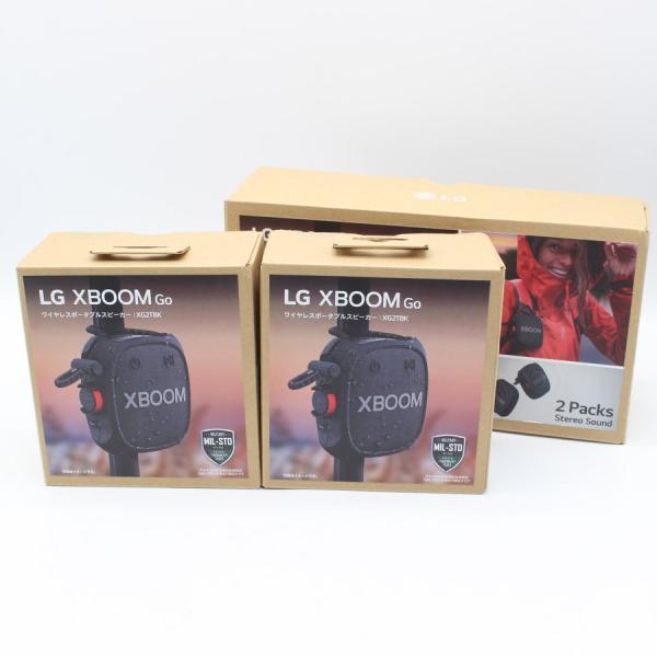 ボーナスストア+5％【新品未開封】LG XBOOMGo XG2T 2個パック スピーカーシステム 本...