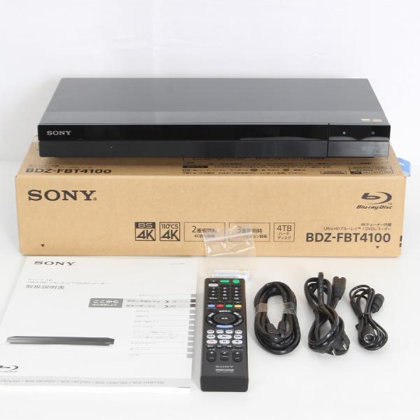 ボーナスストア+5％【美品】SONY BDZ-FBT4100 ブルーレイレコーダー 4TB トリプル...