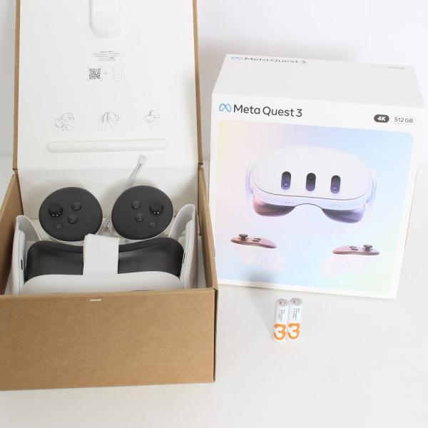 ボーナスストア+5％【美品】Meta Quest 3 512GB VR ヘッドマウントディスプレイ ...