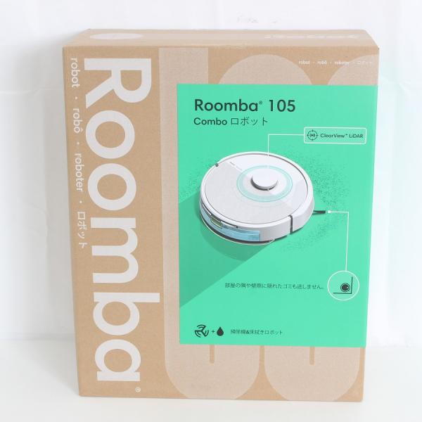 ボーナスストア+5％【新品】iRobot ルンバ105 コンボ Y311260 ホワイト ロボット掃...