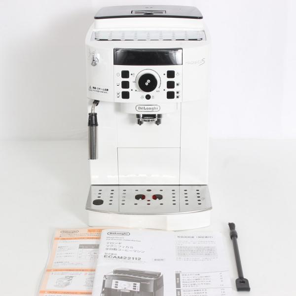 【ボーナスストア+5％】デロンギ マグニフィカS ECAM22112W ホワイト 全自動エスプレッソ...