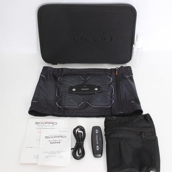 ボーナスストア+5％【美品】MTG シックスパッド パワースーツ ライト アブズ M リモコン付き ...