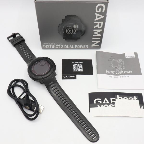 【ボーナスストア+5％】GARMIN Instinct 2 Dual Power Graphite ...