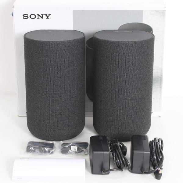 ボーナスストア+5％【美品】SONY リアスピーカー ペア SA-RS5 バッテリー内蔵 ブラック ...