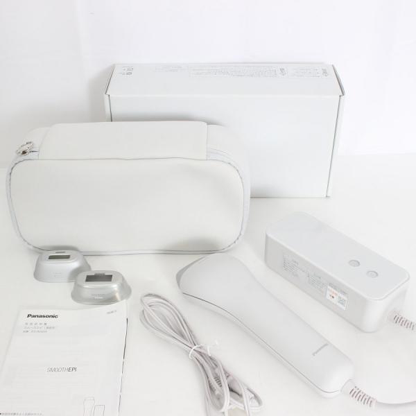 ボーナスストア+5％【美品】パナソニック 光エステ スムースエピ ES-WG0A-H グレー 脱毛器...