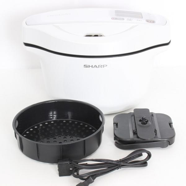 【ボーナスストア+5％】シャープ ヘルシオ ホットクック KN-HW24F-W 無水調理鍋 ホワイト...