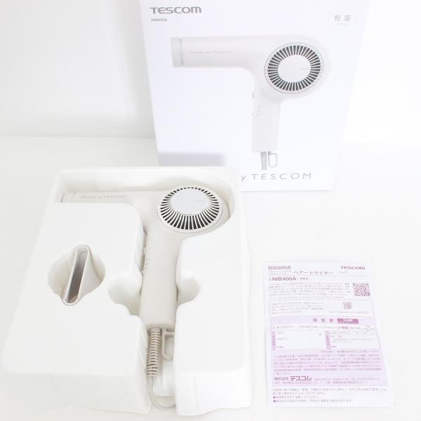 ボーナスストア+5％【美品】Nobby by TESCOM NIB400A-W ホワイトアッシュ ヘ...