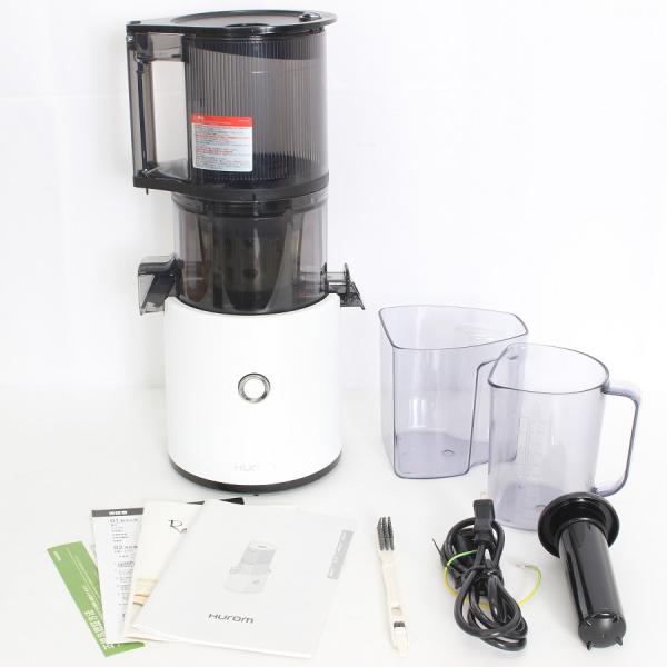 【ボーナスストア+5％】HUROM H-300E-WBAC03 マットホワイト スロージューサー ミ...