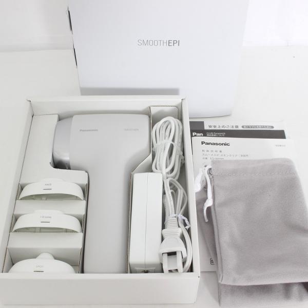 ボーナスストア+5％【美品】パナソニック 光エステ スムースエピ スキンクリア ES-WP9B-H ...