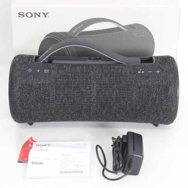 ボーナスストア+5％【美品】SONY SRS-XG300-BC ブラック ワイヤレスポータブルスピー...