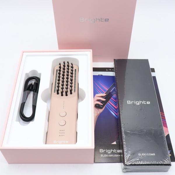 ボーナスストア+5％【美品】Brighte ELEKI BRUSH+ BRT-FSB180 ピンク ...