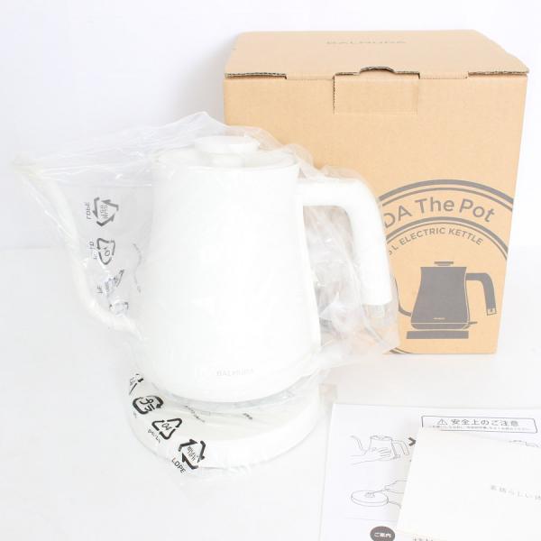 ボーナスストア+5％【新品】BALMUDA The Pot K02A-WH ホワイト 電気ケトル バ...