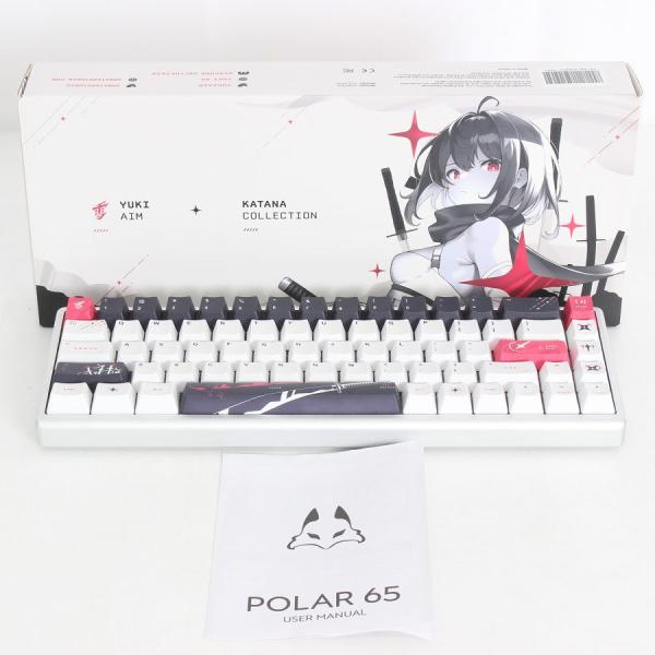 ボーナスストア+5％【美品】Yuki Aim Polar 65 Katana Edition ゲーミ...