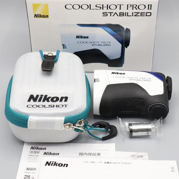 ボーナスストア+5％【美品】NIKON COOLSHOT PRO II STABILIZED ゴルフ...
