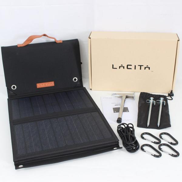 【ボーナスストア+5％】LACITA ソーラーチャージャー CITASR-01 81W ラチタ エナ...